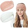 Kavya Fascia Capelli Donna Invernale Paraorecchie Donna Fasce per Capelli Donna Tenere Caldo Orecchie Fronte Accessori Capelli Fascia Invernale Donna Lanugine Fascia per Capelli Donna Maglia(Bianco)