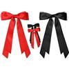Yeenano Clip per capelli in raso di seta Satin Fiocchi Capelli,2 PCS Fiocco Capelli Donna Fermaglio per Capelli con Fiocco Fiocchi per Capelli di Nastri Donna Panino Francese