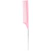 FILFEEL Pettini a Coda di Topo, Pettine a Coda a Punta, Pettine a Coda di Topo in Acciaio Pettini a Coda di Topo Barbiere Strumento per Parrucchieri per Acconciature Donna (Rosa)