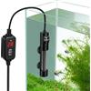 hygger Riscaldatori per Acquario 100W, Sommergibile Riscaldatore Acquario per Tartarughe con Regolatore di Temperatura da 38 a 75 Litri (15-34°C)