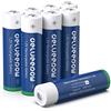 Delyeepow Batterie Ricaricabili AA ad Alta Capacità 3300mAh, 1.2V Pile Ricaricabili AA NiMH, 1200 cicli, Pre-caricate, Confezione da 8