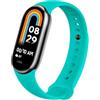 ELLENNE SMART BAND M9 - Smartwatch Cardiofrequenzimetro, Ossigenazione, Stress, Sonno | IP67 Impermeabile, Ricarica Magnetica (Verde Acqua)