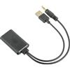 CDDCWZ Adattatore Bluetooth AUX per Auto con Audio Stereo, Cavo per Cuffie Jack da 3,5 mm, Ricevitore Senza Fili di Qualità HIFI