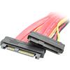 CY Cavo SAS SFF-8482 29 Pin SAS su connettore maschio, cavo di prolunga per hard disk