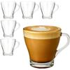 LEONARDO HOME Senso 014649 - Set di 6 tazze da caffè, con manico, impilabili, adatti al microonde, 250 ml