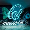 Horseneon Musica Neon Led Music On Scritte Neon Musik Scritte Led Da Parete Decorazioni Musica Lampada Neon Per Studio Concerto Bar Camera Da Letto Discoteca, Camera Da Letto