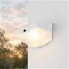 Licht-Erlebnisse Lampada solare a LED con sensore di movimento L: 10,6 cm IP44 Nero 3000 K 120 lm Moderna Lampada da parete solare per esterni Porta d'ingresso Lampada da esterno Parete