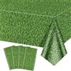 Hegbolke 4 tovaglie di erba verde, 220 x 130 cm, rettangolari, per giungla Woodland, golf, calcio, eventi, sport, feste