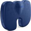 FORTEM Cuscino Sedia Ufficio, Cuscino Memory Foam per Seduta, Sedia Gaming, Poltrona, Supporto Ergonomico, Fodera Traspirante e Lavabile, Base Antiscivolo, Forma a U, per Casa, Lavoro e Viaggi, XL