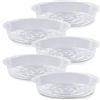 Rocutus Sottovaso per Piante, Confezione da 5 Pezzi, in plastica Resistente, per Piante da Interno ed Esterno, in plastica Trasparente Resistente, per Piante da Interno ed Esterno