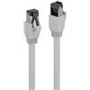 Lindy 47440 - Cavo di rete Cat.8.1 S/FTP LSZH, grigio, 0,3 m