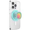PopSockets: PopGrip Round per Magsafe - Anello Adattatore per MagSafe Incluso - Supporto e Impugnatura per Telefoni Cellulari e Custodia con un Top Intercambiabile - Boca Aura
