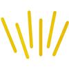 INNSPIRO Bastoncini di palo in legno piccoli giallo 73x7x2mm. 150u.Per artigianato fai da te, artigianato, fai da te, decorare e progetti artigianali per bambini