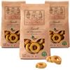 Terre Dei Trulli Taralli Pugliesi Al Peperoncino 3 Confezioni Da 250g | Taralli Artigianali Per Uno Snack Veloce E Gustoso, Snack Salati, Made In Italy