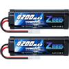 Zeee 7,2V 4200mAh RC NiMH batteria per HPI losi kyosho Tamiya camioncino (2 Batt