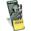 Bosch Home and Garden 2607019444 Set Misto, 5 Punte per Calcestruzzo, Nero, 4-10 mm