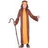 SMIFFYS Costume pastore, Marrone, con veste e copricapo