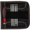 Wiha Juego de destornilladores con varillas intercambiables SYSTEM 6 281T6-01 SYSTEM 6 SET 6-tlg; SF-telescopic