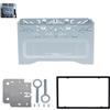 Miayical Radio Kit Telaio di Montaggio,Universale in Metallo per Stereo Due Din,Universale Gabbia Autoradio con Cornice,Radio kit Telaio di Montaggio per Autoradio Doppio DIN,lettore DVD per Auto