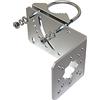 Aimeboost Staffa di montaggio su palo a parete Accessori hardware per esterni Home Antenna Pole Holder Antenna Pole Mount Kit [senza il palo] Angolo regolabile
