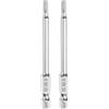 QUARKZMAN 2pz Punte per Cacciavite Chiave Esagonale 3mm (H3) Metrico 1/4 Attacco Esagonali 80mm (3,2) Punta Magnetica Lunghe Acciaio S2 Punta per Trapano Piatta Grado Industriale per Viti