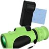 Voyoo Binocolo monoculare con ingrandimento 8x, binocolo monoculare portatile con visione chiara, telescopio adatto da 3 a 12 anni (verde)