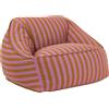 NOBODINOZ - Poltrona imbottita Ziggy - Rosa - Polistirolo espanso