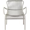 Vincent Sheppard - Poltroncina lounge impilabile Loop - Bianco - Corda in polipropilene