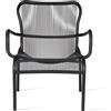 Vincent Sheppard - Poltroncina lounge impilabile Loop - Nero - Fibra polietilene