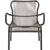 Vincent Sheppard - Poltroncina lounge impilabile Loop - Grigio - Corda in polipropilene