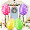 CHONGQILAO Uovo di Pasqua Gonfiabile Uova di Pasqua Gonfiabili Giganti, Decorazione Uova di Pasqua XXL, Uova Pasqua Giganti Uova di Plastica Decorazioni Pasquali Gonfiabili per Giardino Cortile Prato Giardino