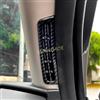MIHUMOE Interni auto in fibra di carbonio Pilastro A Copertura della presa d'aria Trim per Hyundai Tucson 2021 2022 2023 2024 2025