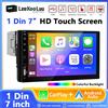 LeeKooLuu 1 Din 7 "HD Universale Lettore MP5 per Auto Bluetooth Radio FM Wireless Carplay Android Auto Lettore Multimediale USB/SD/AUX-IN