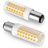 ZHENMING B15D LED Dimmbar 6W Ersatz 40W 50W 60W B15D Halogenlampe, Kein Flackern, 230V, 630 Lumen, Warmweiß 3000K, 360°Abstrahlwinkel, 2er Pack