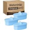 Waterdrop [Original] Waterdrop PF-01AL Filtro Alcalini Ricambio per Caraffa Waterdrop | Migliora Gusto Tè e Caffè, Aggiunge Minerali Benefici, Dura Fino a 2 Mesi o 100 Galloni, Confezione da 3