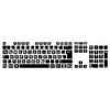 easydruck24de Qwertz - Adesivo per tastiera tedesca, nero, con lettere grandi da 8 mm, per laptop, tastiera, scritta I hin184