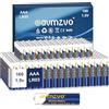 avmzvo Batterie AAA LR03, 160 batterie alcaline da 1,5 V, potenza durevole, potente, può essere utilizzata per giocattoli, sveglia e altri dispositivi elettronici