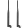Dpofirs 2 x 6DBI WIFI Antenna Dual Band, cavo antenna femmina SMA per rete wireless, estensione a portata wireless, antenna a due unità per computer desktop, router