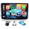 GOHHDL Android 15, 6G+128G 8Core GOHHDL Autoradio per Peugeot 208/2008 2012-2018 Carplay Android Auto, 10.1 Pollici Touch Screen 2Din con Bluetooth GPS Navi WiFi FM/RDS HIFI EQ DSP SWC Retrocamera&MIC