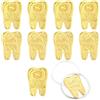 qiwuhai 10 Monete Fatina dei Denti, Regali Fatina dei Denti, Monete Commemorative per Bambini Bambine con Denti Persi, Ricordo Souvenir, Oro