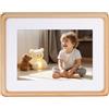 Kattepote Cornice Foto 15x20 cm, Portafoto 6x8 pollici, da tavolo o da parete, per foto da 15x20 cm max e con passepartout per esporre foto da 10x15 cm, realizzata in legno di faggio