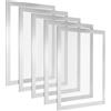 POPPSTAR Cornice magnetica A4 calamitata con chiusura magnetica, grigio, 5 pezzi