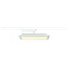 SLV lampada con sistema trifase PANEL TRACK/faretto, faretto da soffitto, lampada da soffitto, sistema a binari, illuminazione di interni / 3000K 18W 1800lm bianco