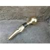 Fatto a mano Manico fatto a mano con testa in ottone Hame per canna da passeggio in legno