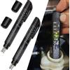 KARELLS Tester Liquido Freni, Tester Olio Freni, 2 Pezzi Tester Fluido Freni, Universale Tester Liquido Freni, Penna Tester Liquido Freni, con 5 LED Indicatore,Strumento Test per Auto per DOT3,DOT4,DOT5