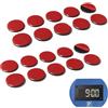 Eniyou 20 PCS Cuscinetti Adesivi di Ricambio Compatibile con Park Lite Parking Disc Pastiglie Adesive di Ricambio Disco di Parcheggio Adesivo Pastiglie Adesive di Ricambio Forte Adesione Impermeabile