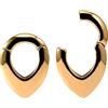 KOOBODY Pesi per Gancio per Orecchio per Lobi delle Orecchie Allungati Calibri in Acciaio Inossidabile 2g (6mm) Tappi per Le Orecchie Set di Gioielli per Piercing a Tunnel