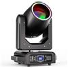 Xelletye Luce a Teste Mobili a LED RGBW da 200W, Luce Spot a Fascio con 7+1 Colori e 11+1 Ruote Gobo 18 Prismi Controllo d-mx512 per Palcoscenico Discoteca Festa Matrimonio Natale Halloween