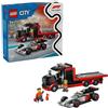 LEGO S.P.A Lego 60493 City Truck F1 con Auto Audi F1