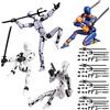 HTTDSLF 4 pcs T13 Action Figure Set (Assembly completato), Stampa 3D di Robot, T13 Action Figure con Più Giunti, Action Figure di Robot con Più Giunti per Decorazione Desktop